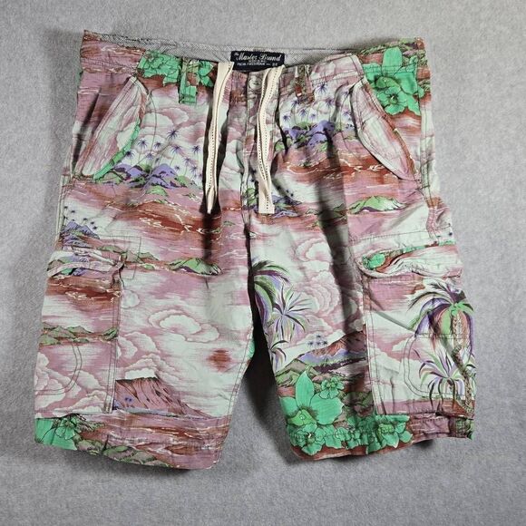 Scotch Soda Cargo Shorts Paratrooper Drawstring Floral Type Master Brand 38 - Picture 1 of 12